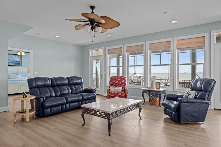 Living area 3, Dolphin Lookout 4 Bedroom Home by RedAwning, Carteret