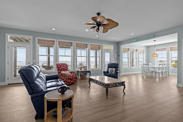 Living area 4, Dolphin Lookout 4 Bedroom Home by RedAwning, Carteret