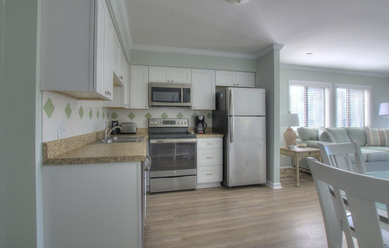 Private kitchen 2, Southwinds J6 2 Bedroom Condo by RedAwning, Carteret