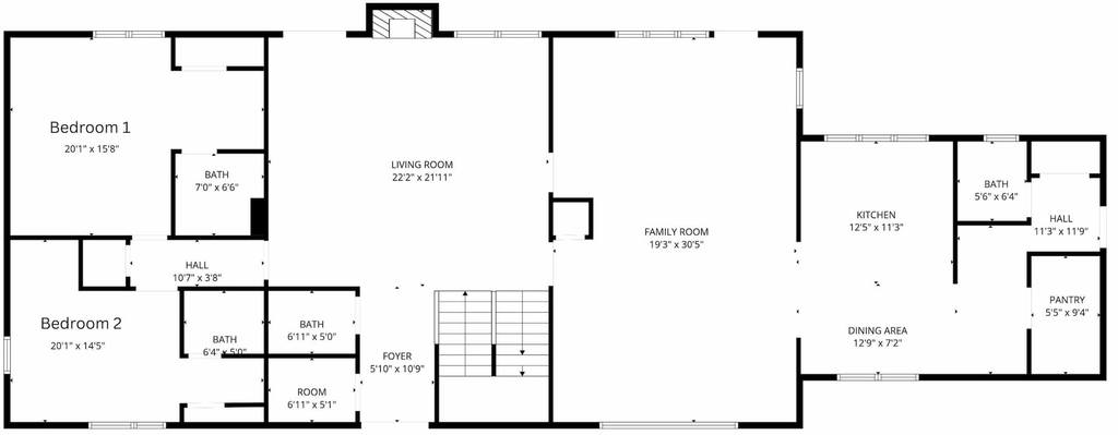 Floor plan 3, Wilderness Club Lodge For 25, Lincoln