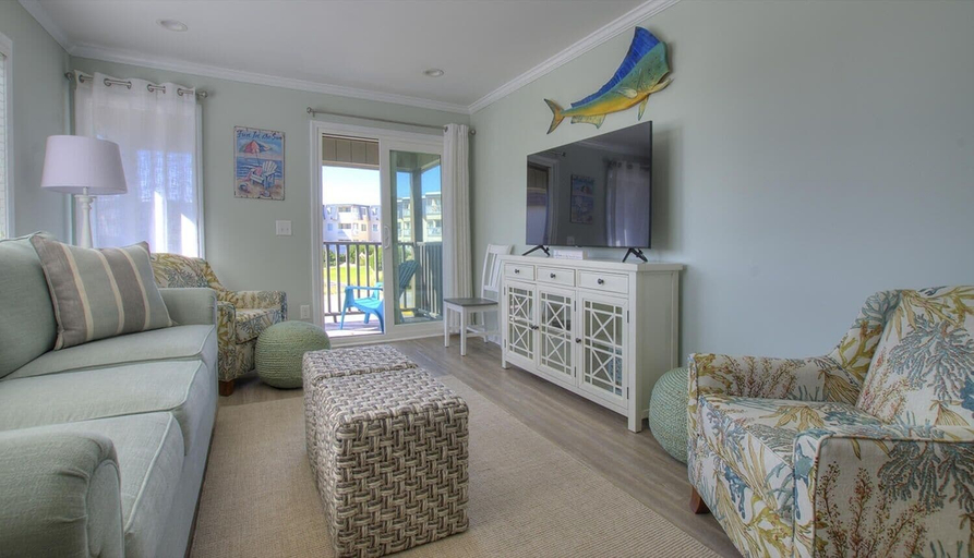 Living area 5, Southwinds J6 2 Bedroom Condo by RedAwning, Carteret