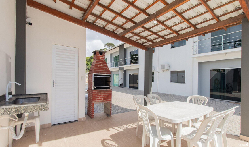 Outdoor dining 3, Apts in Condominium w/ Pool and Barbecue - Ctys, Porto Seguro