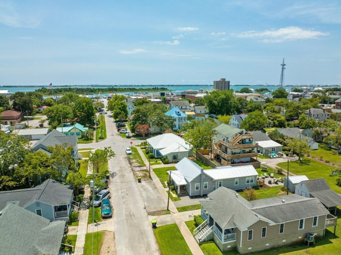 Aerial view 4, Conch's Point Cottage 2 Bedroom Home by RedAwning, Carteret