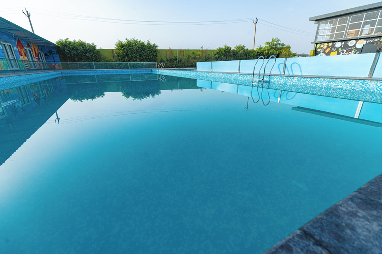 Outdoor pool 3, Chandrika Greens Resort Near Prem Mandir, Mathura