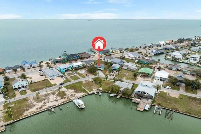 Aerial view 3, Barefoot At The Lehmans Rp14 4 Bedroom Home, Aransas