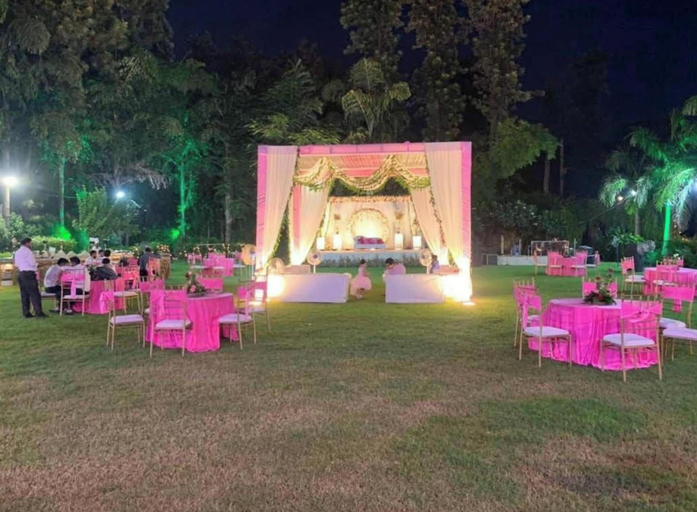Outdoor banquet area 3, Taj Royal Farm, Gautam Buddha Nagar