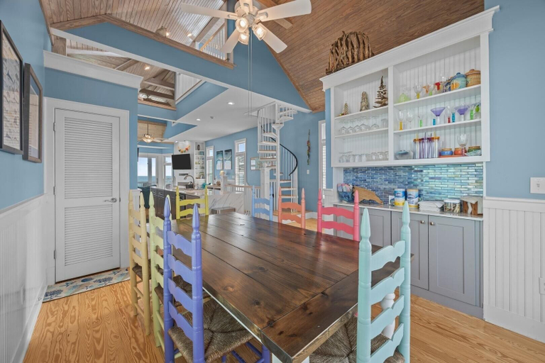 Dining 2, Dolphin Dreams 5 Bedroom Home by RedAwning, Carteret