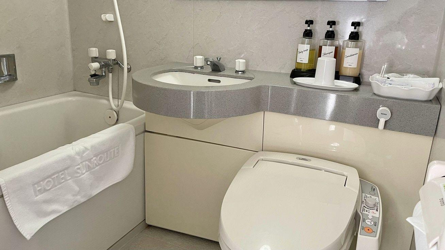 Bathroom, Hotel Sunroute Patio Goshogawara, Goshogawara