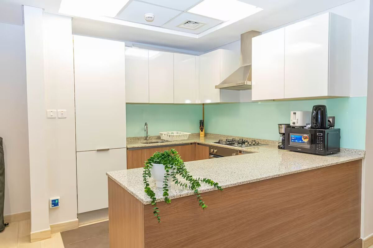 Private kitchen, Bloomfields Splendid 1BR in Al Jadda, Dubai