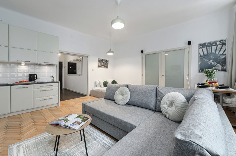 Living area 3, Lumina apart near Old Town in Warsaw, Warsaw