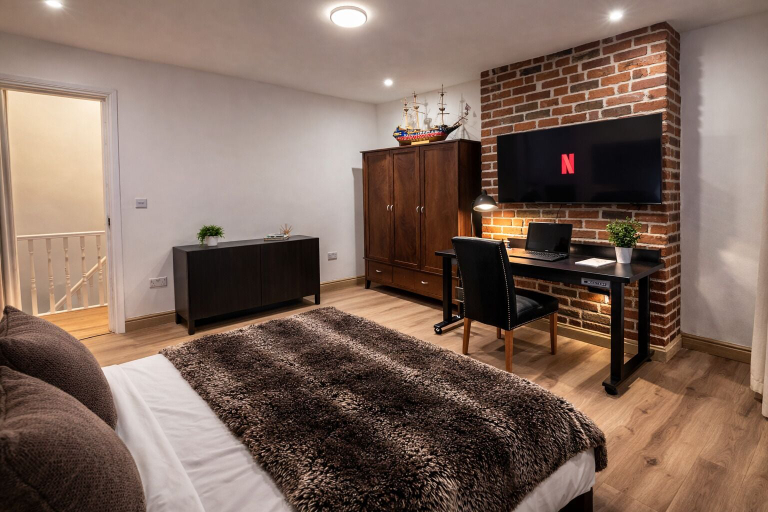 Room 2, 4-BR Liverpool House Free Parking, Sefton