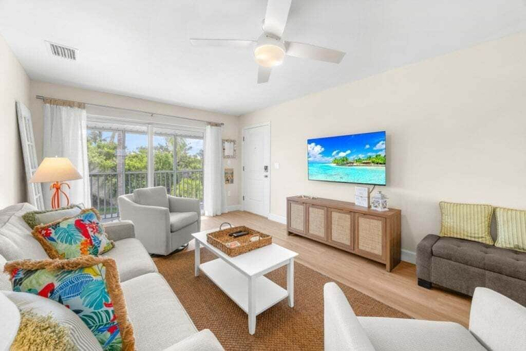 Living area 3, Seashells Unit 27 2 Bedroom Condo, Lee