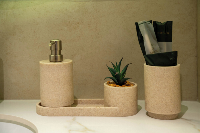 Bathroom amenities 5, Modern Luxury with Pool & Balcony, Dubai