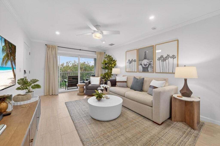 Living area 4, Seashells Unit 36 2 Bedroom Condo, Lee
