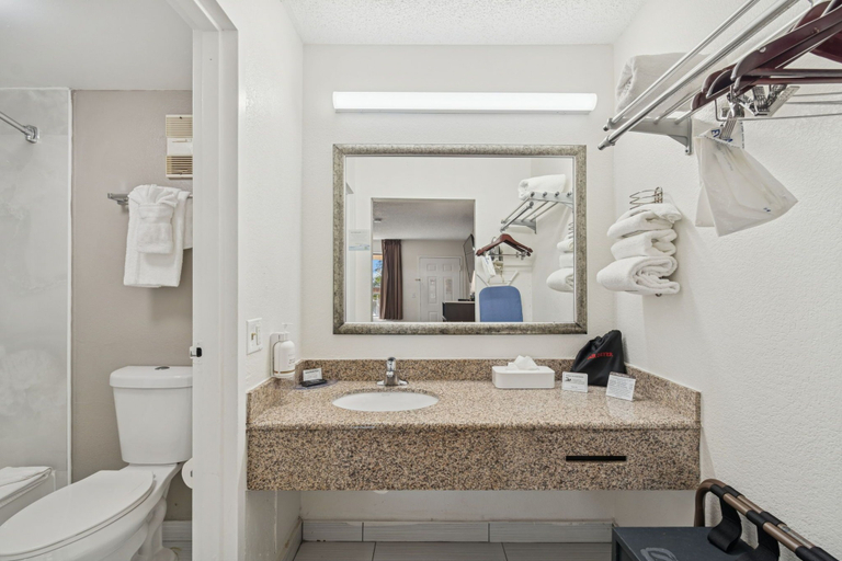 Bathroom 4, Ramada by Wyndham Temple Terrace/Tampa North, Hillsborough