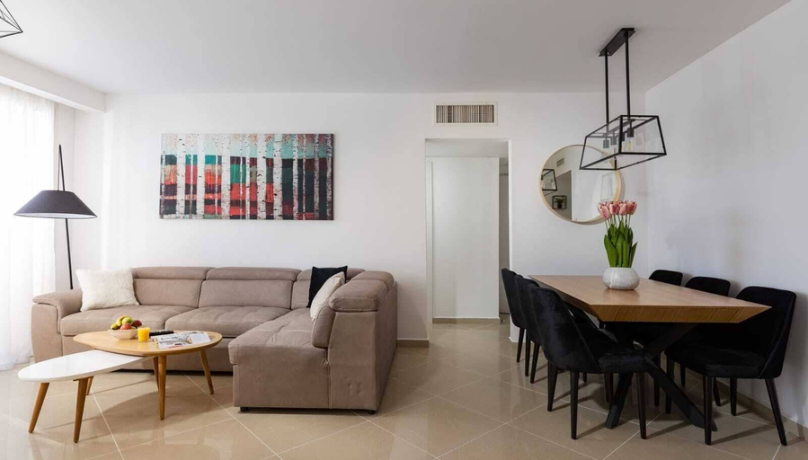 Living area 4, MAMAD - Bright Eilat escape with balcony n pool