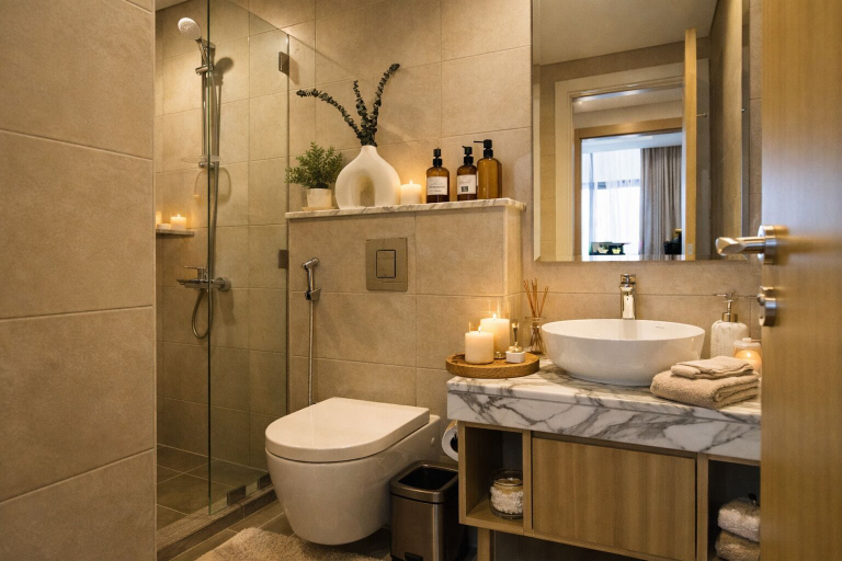 Bathroom, Keyrock Living - Luxury Stay in Dubai, Dubai