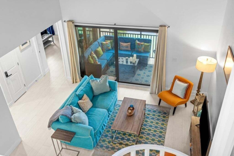 Living area 2, Coquina Beach 4f 3 Bedroom Condo, Lee