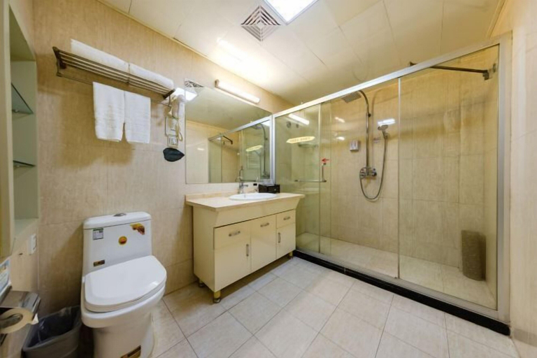 Bathroom 3, Gem Flower Baimalang Hotel, Lanzhou
