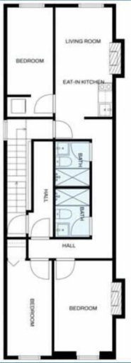 Interior 3, Bright 3BR Harlem Home w In-unit Laundry, New York