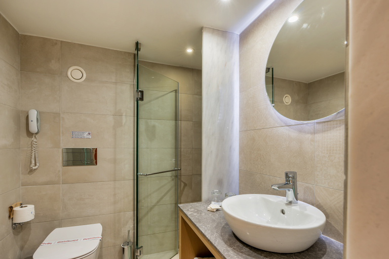 Bathroom 4, Minos Hotel, Crete