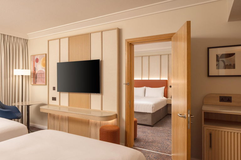 Bedroom 4, Hilton Newcastle Tyne Bridge, Newcastle upon Tyne