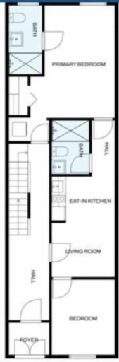 Interior 3, 2BR 2BA in Historic Brownstone Near Subway, New York