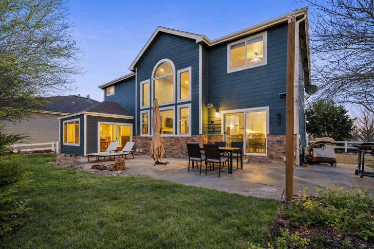 Exterior & Views 2, Spacious Home W/ Fun Amenities | Lake & Mtn Views, Larimer