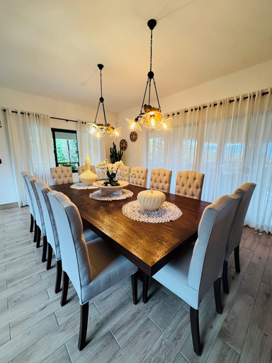 Dining, Luxury Mountain Villa w Pool & Fire Pits, Jarabacoa