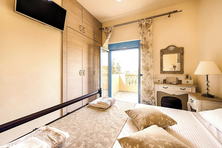 Bedroom 3, Lindos Luxury Retro Villas, South Aegean
