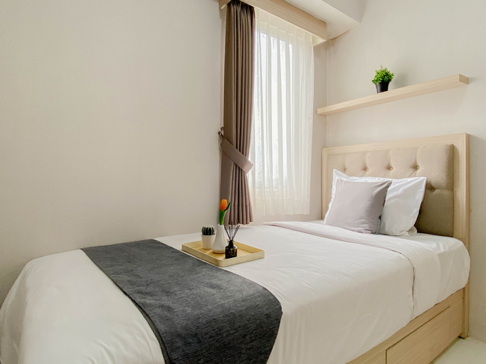 Bedroom 5, 2BR Corner with South and East View at Podomoro Golf View Apartment By Travelio, Bogor