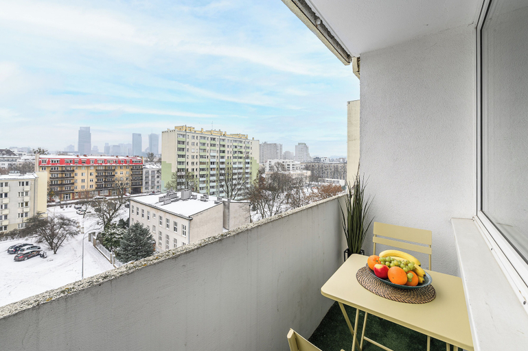 View from room 3, Lumina 3-rooms apartment with parking, Warsaw