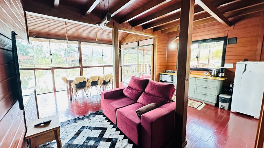 Living area 3, Chalé Aconchego, Urubici