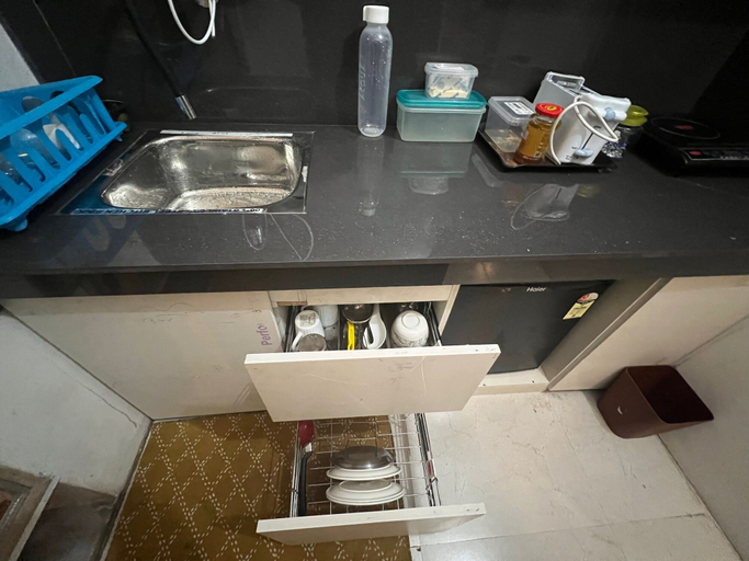 Private kitchen 2, Green Homestay, Lucknow