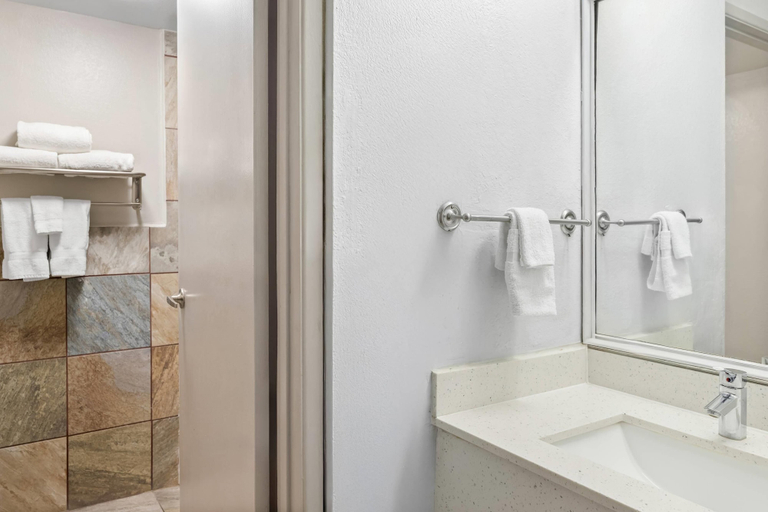 Bathroom 4, Suburban Studios Pecos, Reeves