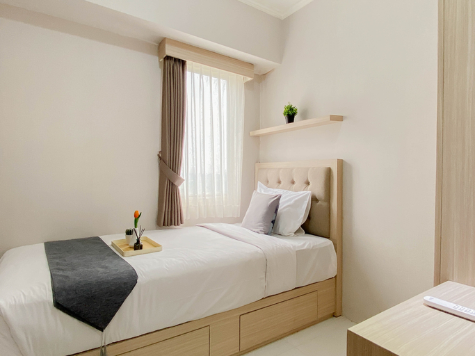 Bedroom 4, 2BR Corner with South and East View at Podomoro Golf View Apartment By Travelio, Bogor