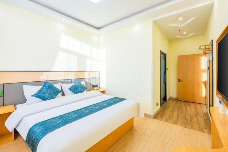 Bedroom 3, GreenTree Inn Express Hotel (Beijing Fangshan District Government Longhu Tianjie), Beijing