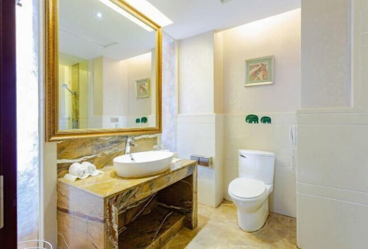 Bathroom 4, Guowei Hotel, Xishuangbanna Dai