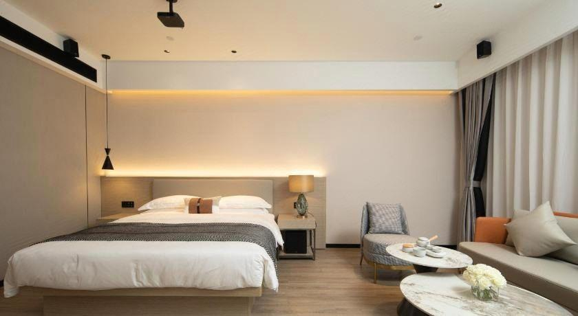 Bedroom 2, Echarm Hotel Haikou Chengmai Old Town Software Park, Hainan