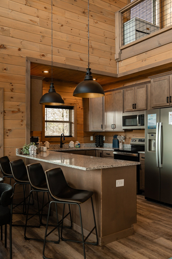 Private kitchen 3, Jerne To The Top 4 Bedroom Cabin, Sevier