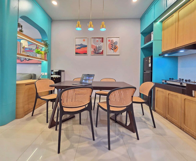 Dining, LaGuna By SanLiving - 3BR - PIK2, Tangerang