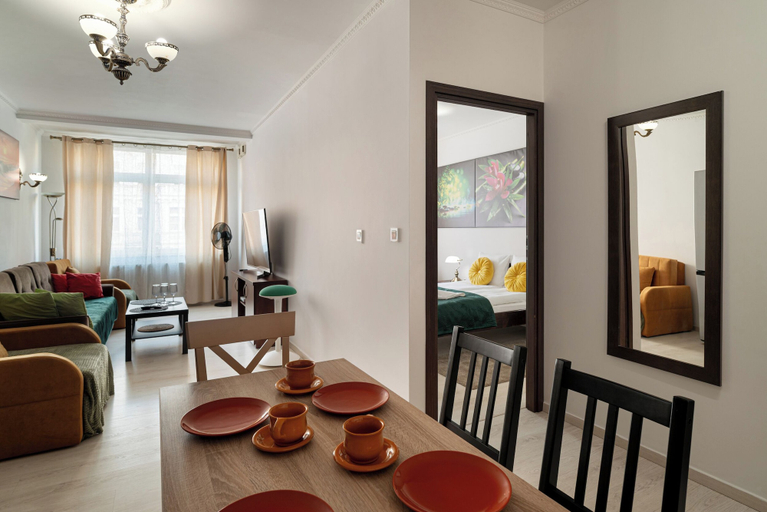 Living room 3, RentPlanet - Apartament Pomorska, Środa Śląska