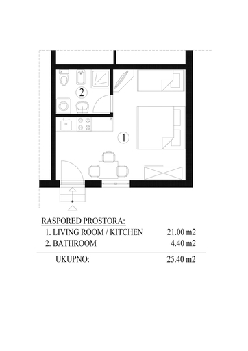 Interior 2, Apartments Danica, Umag