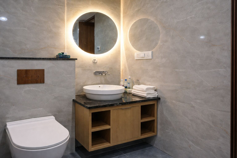 Bathroom 5, Hotel Shree Sadhna, Mathura