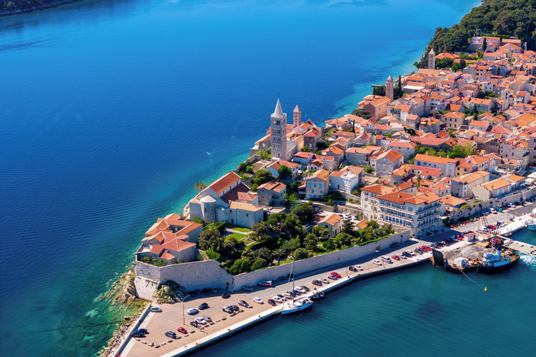 City view from property 4, Apartment Villa Strenja, Lopar/Supetarska Draga