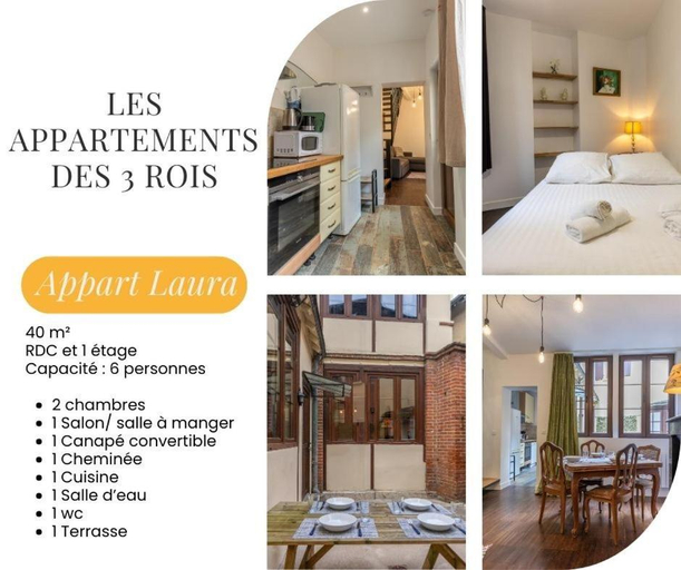 Bedroom 3, Les Apparts des 3 rois, Loir-et-Cher