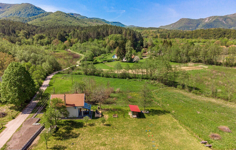 Aerial view 4, House Jasenak, Gračac