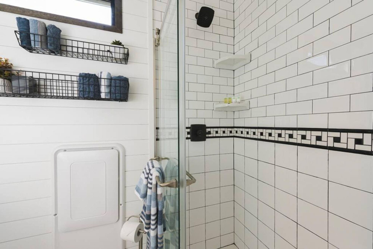 Bathroom 4, The Blue Ridge Container Tiny Home in the Country, McLennan