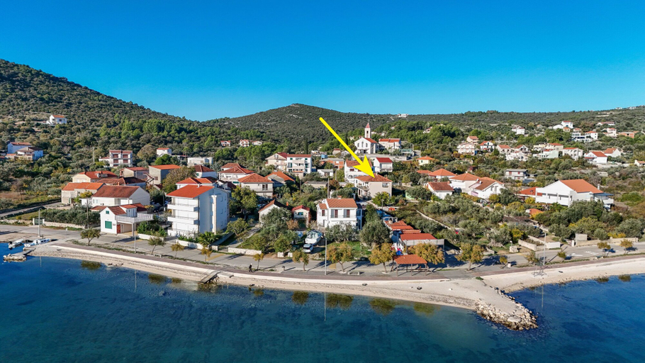 Aerial view, Apartments Luna, Marina