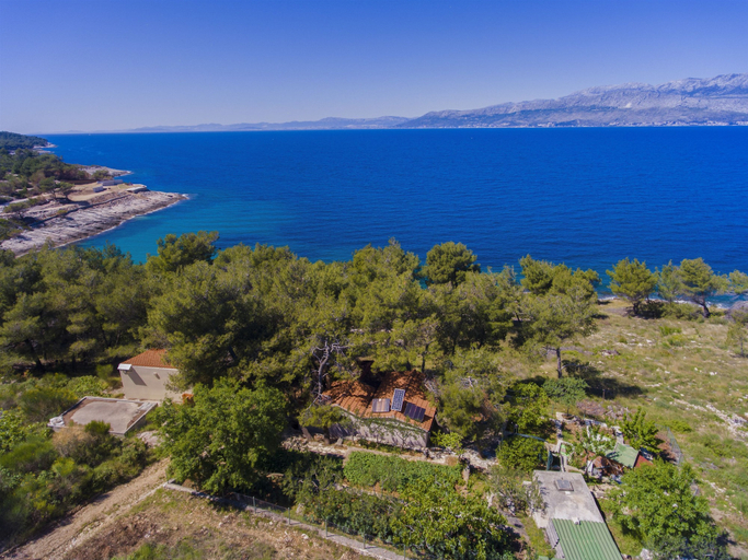 Aerial view, House Fisherman, Postira